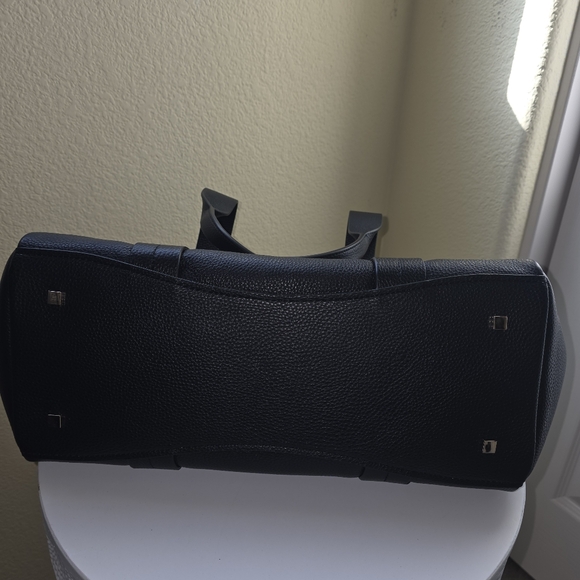 Michael Kors Romee Large Pebbled Leather Black Bag New With Tags - Picture 3 of 9